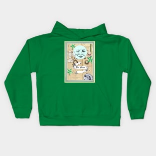 Moon tarot card Kids Hoodie